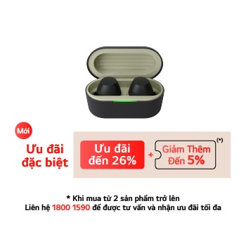 cradle side view with earbuds apart